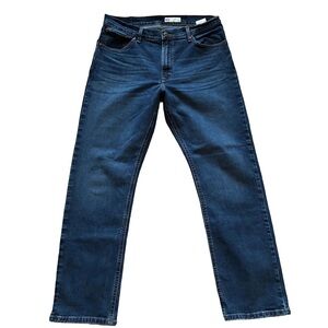 Wrangler Five Star Premium Straight Fit Jeans 34x30 Dark Wash